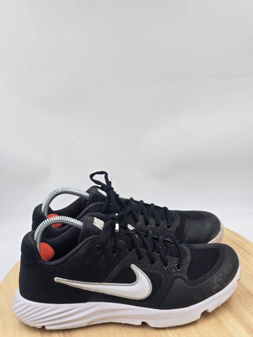 Nike Alpha Huarache Elite 2 TF Baseball Turf Cleats Black AJ6877-001 Men Size 8
